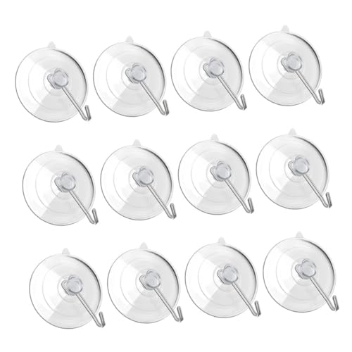 Zerodeko 30 Stück Teiliges Transparente Saugnapfhaken Extra Stark Belastbar für Glas Fenster Tür Badezimmer Küche Wiederverwendbar Vielseitig Einsetzbar zur Sicheren Aufbewahrung von von Zerodeko