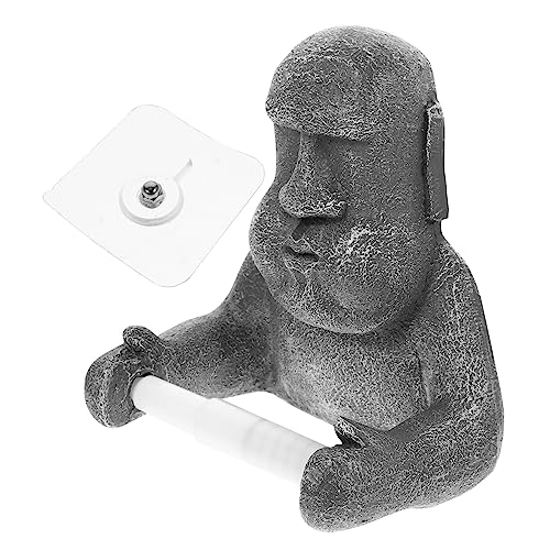 Zerodeko 3D Dreidimensionale Papierbox Britisches Porträt Taschentuchbox Steinporträt Taschentuchbox Schreibtisch Toilettenpapierhalter Moai-Statue Papierhandtuchhalter von Zerodeko