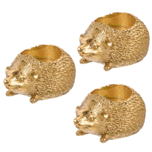 Zerodeko 3St -Kerzenhalter-Ornament Wohnkultur Golddekor Esstisch Mittelstücke LED-Teelichter Kunsthandwerk aus Kunstharz Kerzenhalter für den Schreibtisch Teelichthalter Modellieren Zerodeko 3St -Kerzenhalter-Ornament Wohnkultur Golddekor Esstisch Mittelstücke LED-Teelichter Kunsthandwerk aus Kunstharz Kerzenhalter für den Schreibtisch Teelichthalter Modellieren von Zerodeko