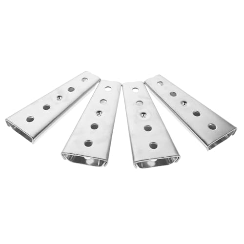 Zerodeko 4 Paare Verdeckte Kopfteil Wandbefestigungsbeschläge Robuste Möbelverbinder für Sofa und Bett Interlocking Hänger für Stabile Verbindung und Einfache Montage von Zerodeko