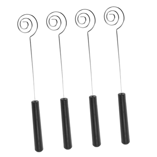 Zerodeko 4 Stück Edelstahl Schokoladen-tauchgabeln Spiral Candy Dipper Tools für Fondue Backen DIY Kuchendekoration Küchenhelfer für Schokoladenliebhaber von Zerodeko