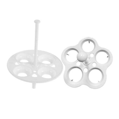 Zerodeko 4 Stück Hochtemperaturbeständiger Eierhalter für Gesundheitskochtöpfe zum Dämpfen von Eiern und Gemüse Löchern von Zerodeko