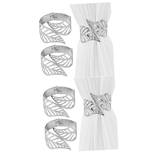 Zerodeko 4 Stück Laubvorhang-Clip fensterklammer fensterklemme Gardinenverschlüsse Fensterbinderklammern gardinen spange vorhangstange deko Legierung Gurt Blätter Halterung Zubehör Zerodeko 4 Stück Laubvorhang-Clip fensterklammer fensterklemme Gardinenverschlüsse Fensterbinderklammern gardinen spange vorhangstange deko Legierung Gurt Blätter Halterung Zubehör von Zerodeko