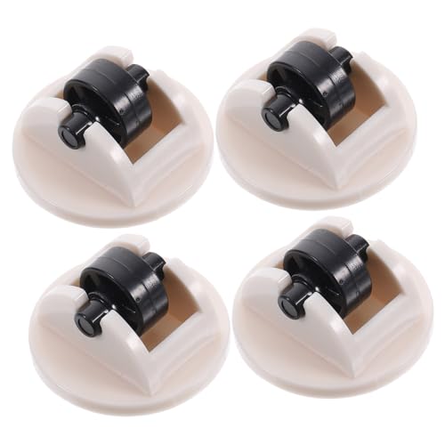 Zerodeko 4 Stück Mini Klebe Aufbewahrungsboxen Selbstklebende nicht Schwenkbare Einwegrad räder Geräuscharm Langlebig Rutschfest Geeignet für Mülltonnen und Möbel von Zerodeko