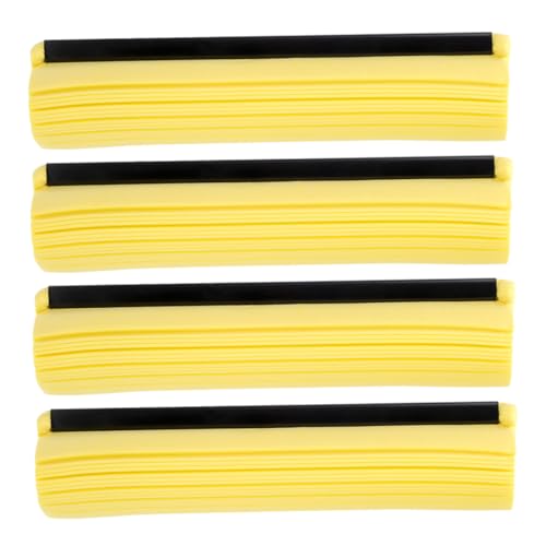 Zerodeko 4 Stück Pva Ersatz-moppköpfe Saugfähige Bodenwischkopf Nachfüllungen Kompatibel mit Standardstielen Schnell Austauschbar für Fliesen Badezimmer Küche Gartenreinigung von Zerodeko