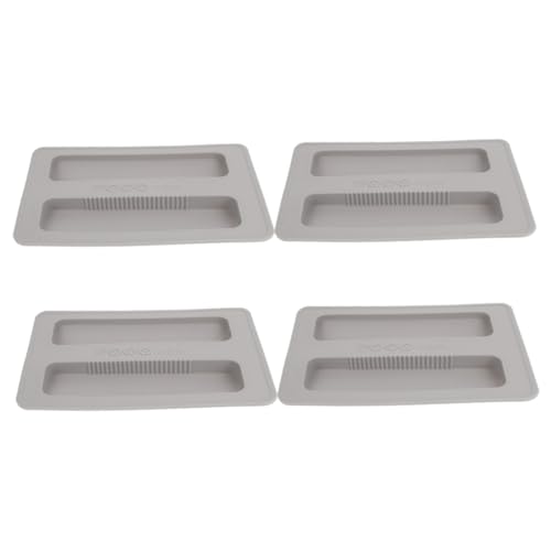 Zerodeko 4 Stück Silikon Toaster Abdeckung Teilig Hitzebeständiger Schutz für Brotmaker Eleganter Küchenartikel Passend für Standard Toaster Installieren und Sicherer Schutz von Zerodeko