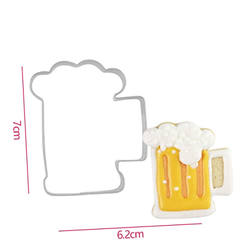 Zerodeko 4 Stück Teiliges Ausstechformen Bierglas Design Kreative Keksausstecher für DIY Plätzchen Langlebige Keksformen Backzubehör für Zuhause und Backfans Zerodeko 4 Stück Teiliges Ausstechformen Bierglas Design Kreative Keksausstecher für DIY Plätzchen Langlebige Keksformen Backzubehör für Zuhause und Backfans von Zerodeko