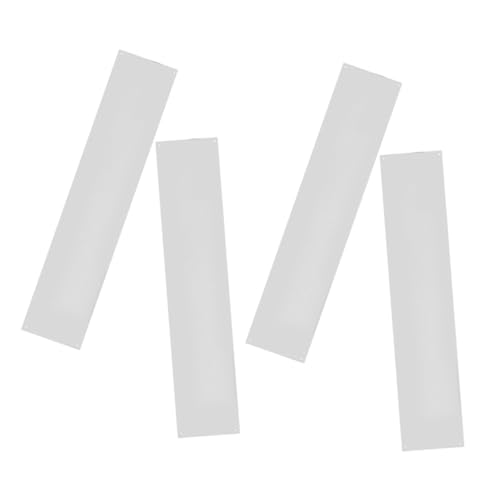 Zerodeko 4 Stück Teiliges DIY Banner Fuß Große Leere Wetterfeste Polyester Banner mit Aufhängeseil Vielseitig für Party Geburtstag Halloween Thanksgiving Innen und Außenbereich Robuste von Zerodeko
