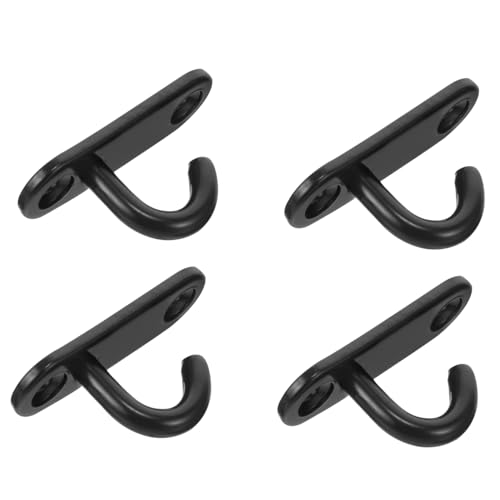 Zerodeko 4 Stück Teiliges Edelstahl U Haken Wand und Deckenhalterung Schwere Pad Eye Platte mit Ovaler Öffnung Vielseitig für Sandsäcke Schaukelseile Deckenventilatoren und Wandmontage von Zerodeko