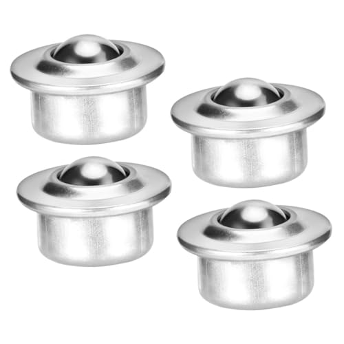 Zerodeko 4 Stück Teiliges Kugel lenkrollen Kohlenstoffreichem Stahl Verschleißfeste Kugelrollenlager für Reibungslose Geräuscharme Drehung Einsetzbar für Möbel Fördertechnik Zerodeko 4 Stück Teiliges Kugel lenkrollen Kohlenstoffreichem Stahl Verschleißfeste Kugelrollenlager für Reibungslose Geräuscharme Drehung Einsetzbar für Möbel Fördertechnik von Zerodeko