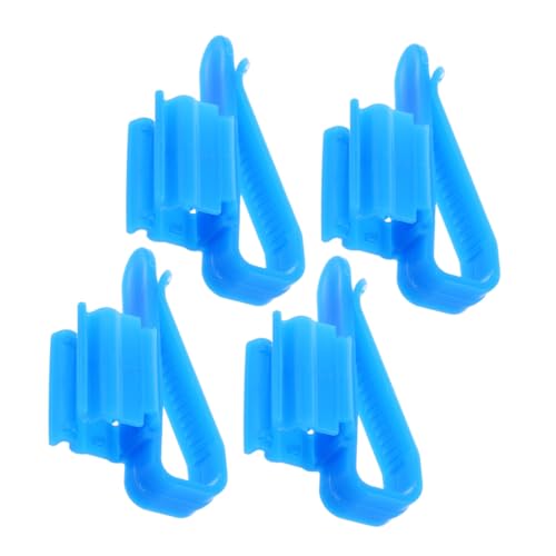 Zerodeko 4 Stück Teiliges Kunststoff Schlauchhalter für Wasserrohre Stabile Rohrschellen mit Festem Halt Leichter Rohrclip zur Schlauchbefestigung und Rohrmanagement Kompakt und Tragbar von Zerodeko