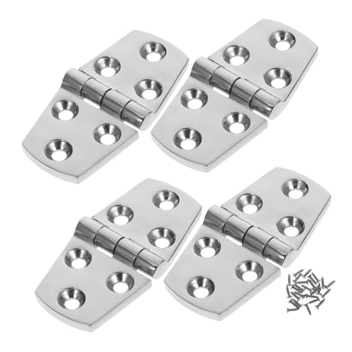 Zerodeko 4 Stück Teiliges Scharniere aus Robuste Bootslucken Hardware für Yachten und Möbel Schrauben für Vielseitige Anwendungen und Hohe Tragfähigkeit Zerodeko 4 Stück Teiliges Scharniere aus Robuste Bootslucken Hardware für Yachten und Möbel Schrauben für Vielseitige Anwendungen und Hohe Tragfähigkeit von Zerodeko