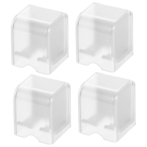 Zerodeko 4 Stück Teiliges Selbstklebendes Wandmontage mit Abdeckung Platzsparend Wasserfest für Badezimmer und Dusche Einfacher und Praktischer Organizer Zerodeko 4 Stück Teiliges Selbstklebendes Wandmontage mit Abdeckung Platzsparend Wasserfest für Badezimmer und Dusche Einfacher und Praktischer Organizer von Zerodeko