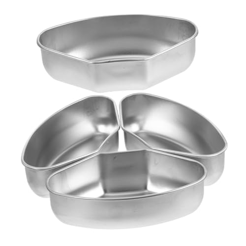 Zerodeko 4 Stück Teiliges aus Dampfgarer Boxen Multifunktionale Dampfgarer für Gemüse Reis Eier Fleisch und Meeresfrüchte Langlebige und Wiederverwendbare Dampfschalen für Küchengebrauch von Zerodeko