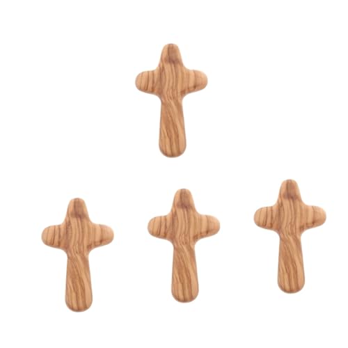 Zerodeko 4 Stücke Holz Kreuz Handheld Dekoration Flip Meeting Tisch Papier Staffelei Künstliche Stern Aufkleber Faux Spiel Blotter Zelt Kalender 2024 Künstliche Kostüme Freistehende von Zerodeko