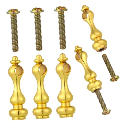 Zerodeko 4 Stücke Teiliges Metallpfostenverbinder für Möbelgeländer Robuste Endkappen aus Stahl Vielseitig für Glasvitrinen Weinschränke und Servierwagen Einfache Montage Langlebige Zerodeko 4 Stücke Teiliges Metallpfostenverbinder für Möbelgeländer Robuste Endkappen aus Stahl Vielseitig für Glasvitrinen Weinschränke und Servierwagen Einfache Montage Langlebige von Zerodeko