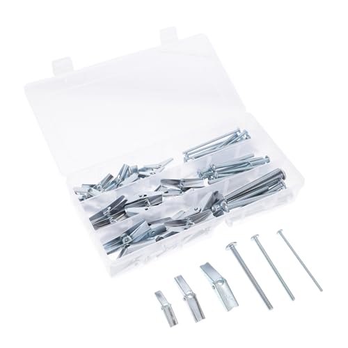 Zerodeko 48 Stück Teiliges Schwerlast Dübelset mit Flügelmutter und Kippschrauben für Hohlwände Geeignet für Gipskarton und Hohle Einfache Montage Vielseitig Einsetzbar für Lampen und Zerodeko 48 Stück Teiliges Schwerlast Dübelset mit Flügelmutter und Kippschrauben für Hohlwände Geeignet für Gipskarton und Hohle Einfache Montage Vielseitig Einsetzbar für Lampen und von Zerodeko