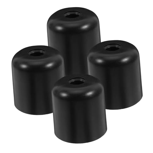 Zerodeko 4Stücke Schwarze Konische Möbelbeine zum Einschrauben Robuste Sofabeine für Couch und Schränke und Elegant für DIY Projekte von Zerodeko