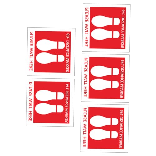 Zerodeko 5 Blätter Selbstklebende Abstandshalter Aufkleber PVC Rund Sicherheitsdekoration für Schule Einkaufszentrum Öffentliche Toiletten Abstand Halten Hinweis Sticker Zerodeko 5 Blätter Selbstklebende Abstandshalter Aufkleber PVC Rund Sicherheitsdekoration für Schule Einkaufszentrum Öffentliche Toiletten Abstand Halten Hinweis Sticker von Zerodeko