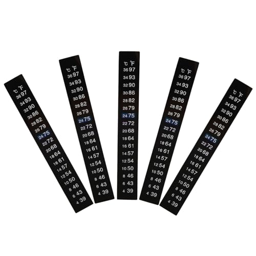 Zerodeko 5 Stück Selbstklebende Temperaturstreifen für Gärbehälter Präzise Thermometer Aufkleber für Fermentation Einfache Anwendung und Intuitive Temperaturanzeige Zerodeko 5 Stück Selbstklebende Temperaturstreifen für Gärbehälter Präzise Thermometer Aufkleber für Fermentation Einfache Anwendung und Intuitive Temperaturanzeige von Zerodeko