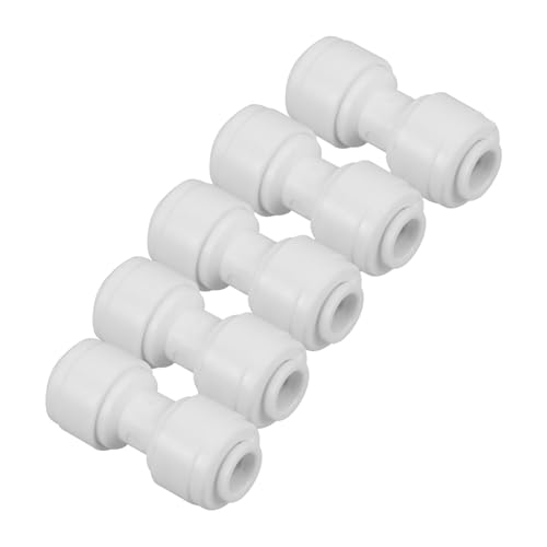Zerodeko 5 Stück Teiliges Kunststoff Wasserrohrverbinder Push in Schnellanschluss für Wasserfilter Umkehrosmoseanlage Einfache Installation Wiederverwendbar Kompatibel mit Zerodeko 5 Stück Teiliges Kunststoff Wasserrohrverbinder Push in Schnellanschluss für Wasserfilter Umkehrosmoseanlage Einfache Installation Wiederverwendbar Kompatibel mit von Zerodeko