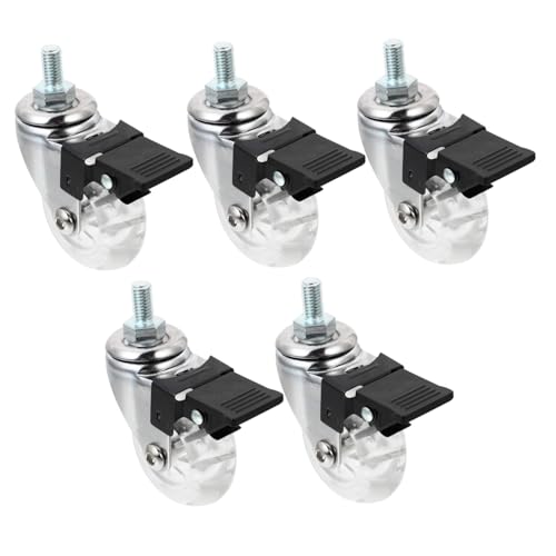 Zerodeko 5 Stück Teiliges Möbelrollen mit Pu rädern Geräuschlose Lenkrollen mit Bremse Verschleißfest und Bodenschonend Schwere Lasten Tragend für Büro und Zuhause Zerodeko 5 Stück Teiliges Möbelrollen mit Pu rädern Geräuschlose Lenkrollen mit Bremse Verschleißfest und Bodenschonend Schwere Lasten Tragend für Büro und Zuhause von Zerodeko