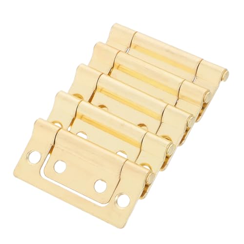 Zerodeko 5 Stück Teiliges Set Dekorative Vintage Scharniere Gold Möbelbeschläge für Türen Schränke und Fenster Robust und Installieren für DIY Projekte Zerodeko 5 Stück Teiliges Set Dekorative Vintage Scharniere Gold Möbelbeschläge für Türen Schränke und Fenster Robust und Installieren für DIY Projekte von Zerodeko