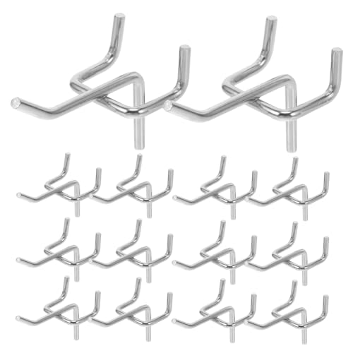 Zerodeko 50 Stück Teiliges Stecktafel haken Robustem Kohlenstoffstahl Dreibeinige Stahldrahtkonstruktion Silberfarbene Oberfläche für Werkstatt Garage und Werkzeugaufbewahrung Zerodeko 50 Stück Teiliges Stecktafel haken Robustem Kohlenstoffstahl Dreibeinige Stahldrahtkonstruktion Silberfarbene Oberfläche für Werkstatt Garage und Werkzeugaufbewahrung von Zerodeko