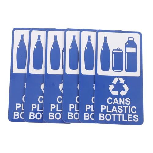 Zerodeko 6 Stück Recycling Aufkleber Selbstklebend Wiederverwendbar Abfall Mülltonnenetiketten Für Küche Büro Schulen Dosen und Flaschen Zerodeko 6 Stück Recycling Aufkleber Selbstklebend Wiederverwendbar Abfall Mülltonnenetiketten Für Küche Büro Schulen Dosen und Flaschen von Zerodeko