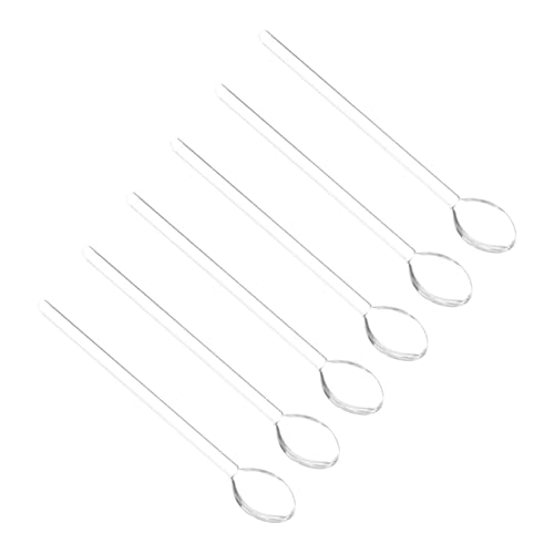 Zerodeko 6 Stück Teiliges Hitzebeständige Lange Glaslöffel Multipurpose Mixing Scoops mit Glatter Oberfläche für Kaffee Dessert und Milch Geeignet für Zuhause Zerodeko 6 Stück Teiliges Hitzebeständige Lange Glaslöffel Multipurpose Mixing Scoops mit Glatter Oberfläche für Kaffee Dessert und Milch Geeignet für Zuhause von Zerodeko