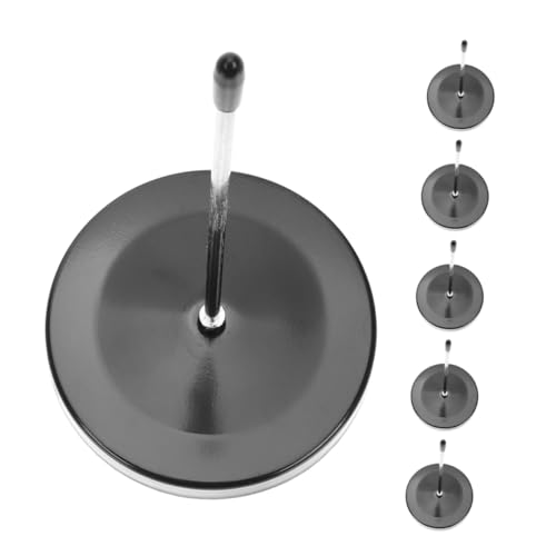 Zerodeko 6 Stück Teiliges Restaurant Tickethalter aus Robustem Metall Gerader Quittungshalter mit Stab Platzsparender Bonspießer für Schreibtisch und Küchenorganisation von Zerodeko