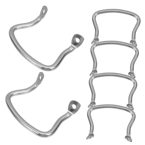 Zerodeko 6 Stück Teiliges Topfgriffe mit Hitzebeständigem Design Abnehmbare Seitengriffe für Wok und Kochgeschirr Griffe für Sicheren Halt Kompatibel mit Einzelgriff Töpfen von Zerodeko