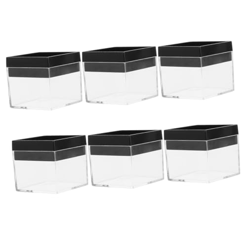 Zerodeko 6 Stück Teiliges Transparentes Kunststoff Mineralproben Aufbewahrungsbox mit Schwarzem Boden Staubdicht und Stoßfest für Sammlerstücke und Mineralien Display Zerodeko 6 Stück Teiliges Transparentes Kunststoff Mineralproben Aufbewahrungsbox mit Schwarzem Boden Staubdicht und Stoßfest für Sammlerstücke und Mineralien Display von Zerodeko