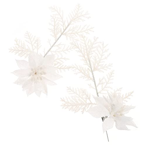 Zerodeko 6 Stück Weihnachtsbaum-tannenzweige Künstliche Blumen Dekorationen Glitzernde Künstliche Blumen Zubehör Für Weihnachtsbaum- Zerodeko 6 Stück Weihnachtsbaum-tannenzweige Künstliche Blumen Dekorationen Glitzernde Künstliche Blumen Zubehör Für Weihnachtsbaum- von Zerodeko