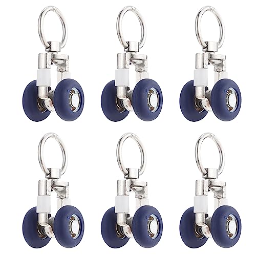 Zerodeko 6stücke Vorhangrollen Mit Doppelrädern Geräuscharme Stabile Trägersysteme Für Vorhangschienen Geeignet Für Fenster Schränke Und Schiebetüren Zerodeko 6stücke Vorhangrollen Mit Doppelrädern Geräuscharme Stabile Trägersysteme Für Vorhangschienen Geeignet Für Fenster Schränke Und Schiebetüren von Zerodeko