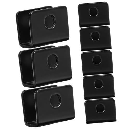 Zerodeko 8 Stück Edelstahl Glashalterung Teiliges Kleine Glas und Spiegelklemme Robuste Halterung für Rahmenlose Glasplatten Vielseitig Einsetzbar und Langlebig Sicherer Halt für von Zerodeko