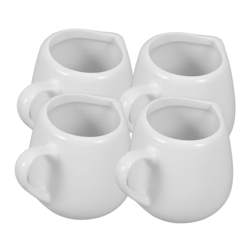 Zerodeko 8 Stück Keramik Milchkanne mit Griff Teiliges Mini Milchkännchen mit Tropffreiem Ausguss Leichte Porzellan Milchbecher für Kaffee Tee Zuhause Restaurant Zerodeko 8 Stück Keramik Milchkanne mit Griff Teiliges Mini Milchkännchen mit Tropffreiem Ausguss Leichte Porzellan Milchbecher für Kaffee Tee Zuhause Restaurant von Zerodeko