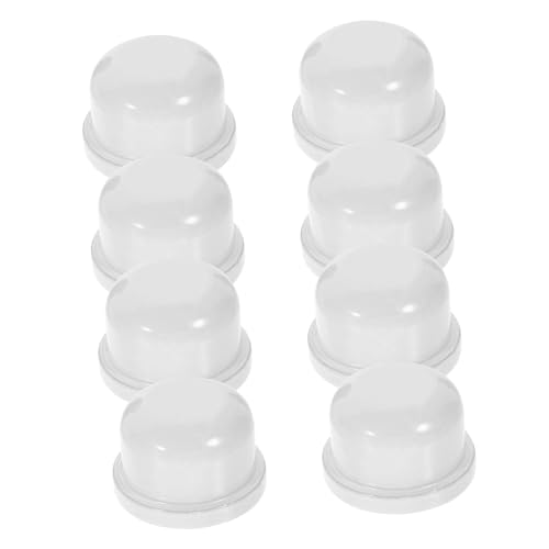 Zerodeko 8 Stück Lampenschirm Clip Adapter für Glühbirnen Weißer Lampenschirm Halter für Diy Projekte Geeignet für Tischlampen Schreibtischlampen und Nachttischlampen Langlebiges von Zerodeko