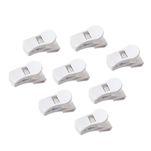 Zerodeko 8 Stück Teiliges Kühlschrank Organizer Abs Clips Multifunktionale Türteiler zum Aufhängen von Lebensmittelbeuteln und Unterteilen von Aufbewahrungsboxen Einfache Montage für von Zerodeko