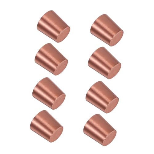Zerodeko 8 Stück Teiliges Messing Füße für Schneidebrett Konische rutschfeste Metallstützen für Holztabletts Schmuckkästen Möbel Zubehör Vielseitig Einsetzbar Robust von Zerodeko
