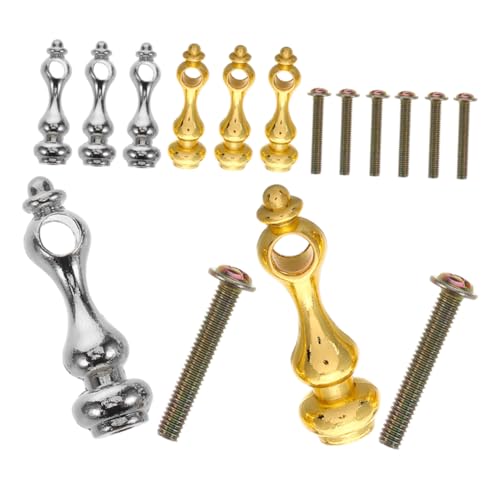Zerodeko 8 Stück Teiliges Möbelbeschläge aus Metall Dekorative Flaschenhals Endkappen für Glasgeländer und Möbelpfosten Stabile Verbindungselemente Silber und Gold Einfache Montage Erhöhte Zerodeko 8 Stück Teiliges Möbelbeschläge aus Metall Dekorative Flaschenhals Endkappen für Glasgeländer und Möbelpfosten Stabile Verbindungselemente Silber und Gold Einfache Montage Erhöhte von Zerodeko