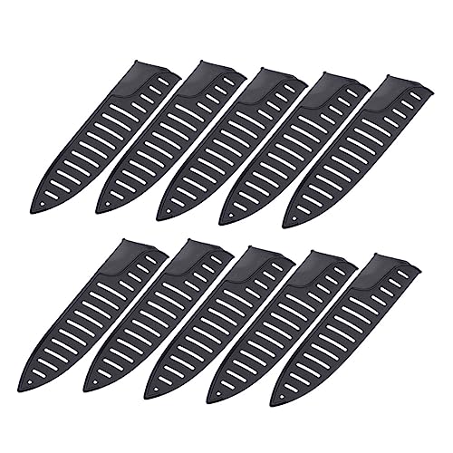 Zerodeko 10Stücke Teiliges Kunststoff Messer Schutzabdeckung Küchen Messerhüllen Langlebig und Lebensmittelecht Sicher für Unterwegs Beim Camping und Grillen von Zerodeko