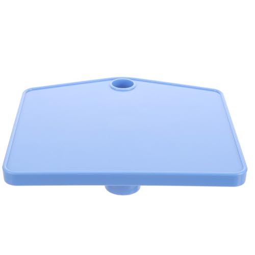 Zerodeko Abnehmbares Infusionsständer Ablagefach aus Robustem Kunststoff Runde Aufbewahrungsplatte für Krankenhäuser Leicht Montierbares Tropfschalen zubehör Praktische Lagerlösung für von Zerodeko