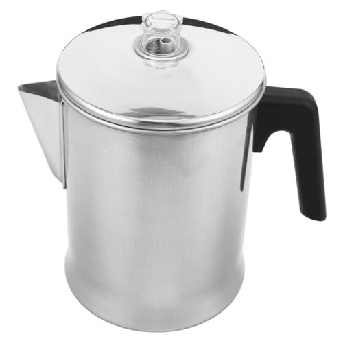 Zerodeko Aluminium Outdoor Kaffeekanne mit Griff Schnelles Erhitzen Großer Camping Wasserkocher für Kaffee und Tee Leicht Tragbar für Wandern Camping und Outdoor Abenteuer von Zerodeko