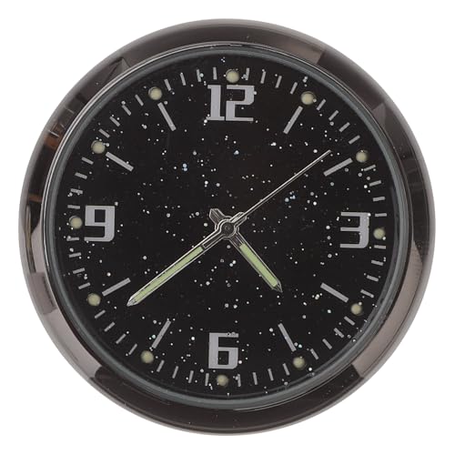 Zerodeko Auto Uhr Mini Car Clock Kleinuhr Präzise und Robust Selbstklebend für Armaturenbrett Modisches Leichtes Design für Auto Büro und Zuhause Dekoration von Zerodeko
