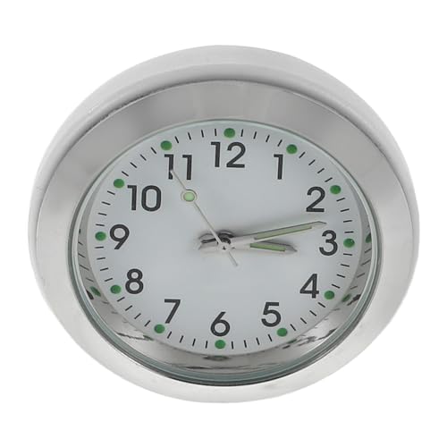 Zerodeko Automobile Analoge Uhr Präzise Zeitmessung Langlebig Metallgehäuse Stilvolles Design Auto Armaturenbrett Dekoration für Pkw Lkw Suv von Zerodeko