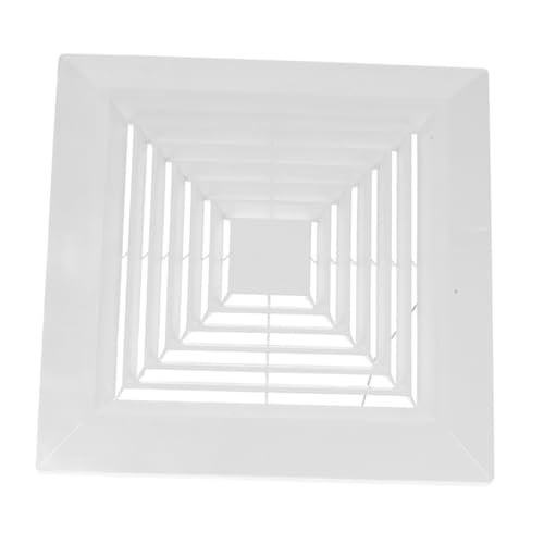 Zerodeko Badezimmer Abluftventilator Abdeckung mit Feder Grill Decken oder Wandmontage für Einfache Installation und Pflege für Frische Luftzirkulation von Zerodeko