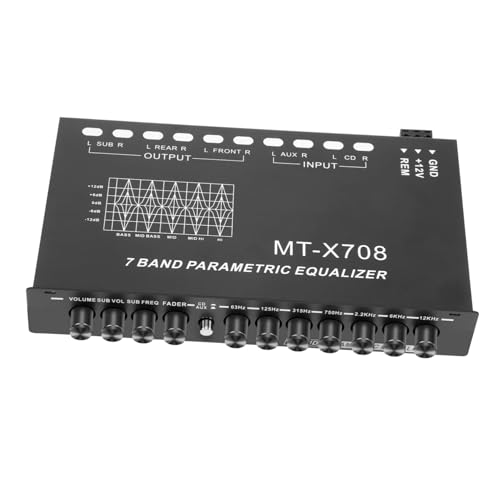 Zerodeko Band Auto Equalizer Audio Verstärker Einstellbar Kompakter Frequenz Equalizer Für Auto Stereo Klangregelung Präzise Steuerung Robust Metallgehäuse Zerodeko Band Auto Equalizer Audio Verstärker Einstellbar Kompakter Frequenz Equalizer Für Auto Stereo Klangregelung Präzise Steuerung Robust Metallgehäuse von Zerodeko