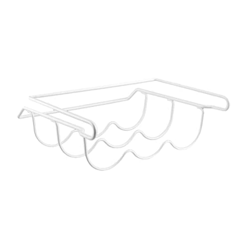Zerodeko Eisen Kühlschrank Getränkeregale Aufbewahrungshalter Für Bier Und Getränke Platzsparend Für Küche Und Bar Weißes Design Für Flaschen Und Dosen von Zerodeko