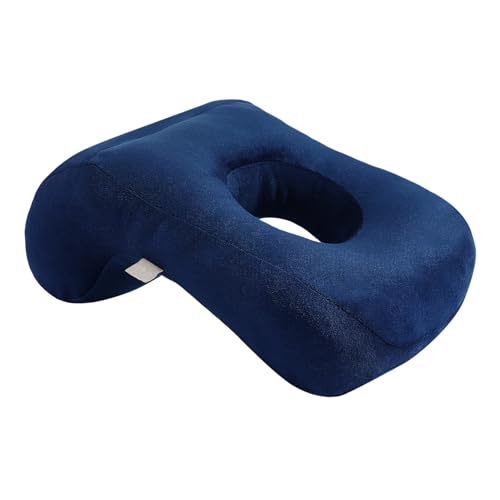 Zerodeko Büro Nap Kissen Für Den Schreibtisch Bequemes Kissen Mit Armloch Für Mittagsschlaf Reisen Und Entspannung Blaues PP Und Füllung von Zerodeko
